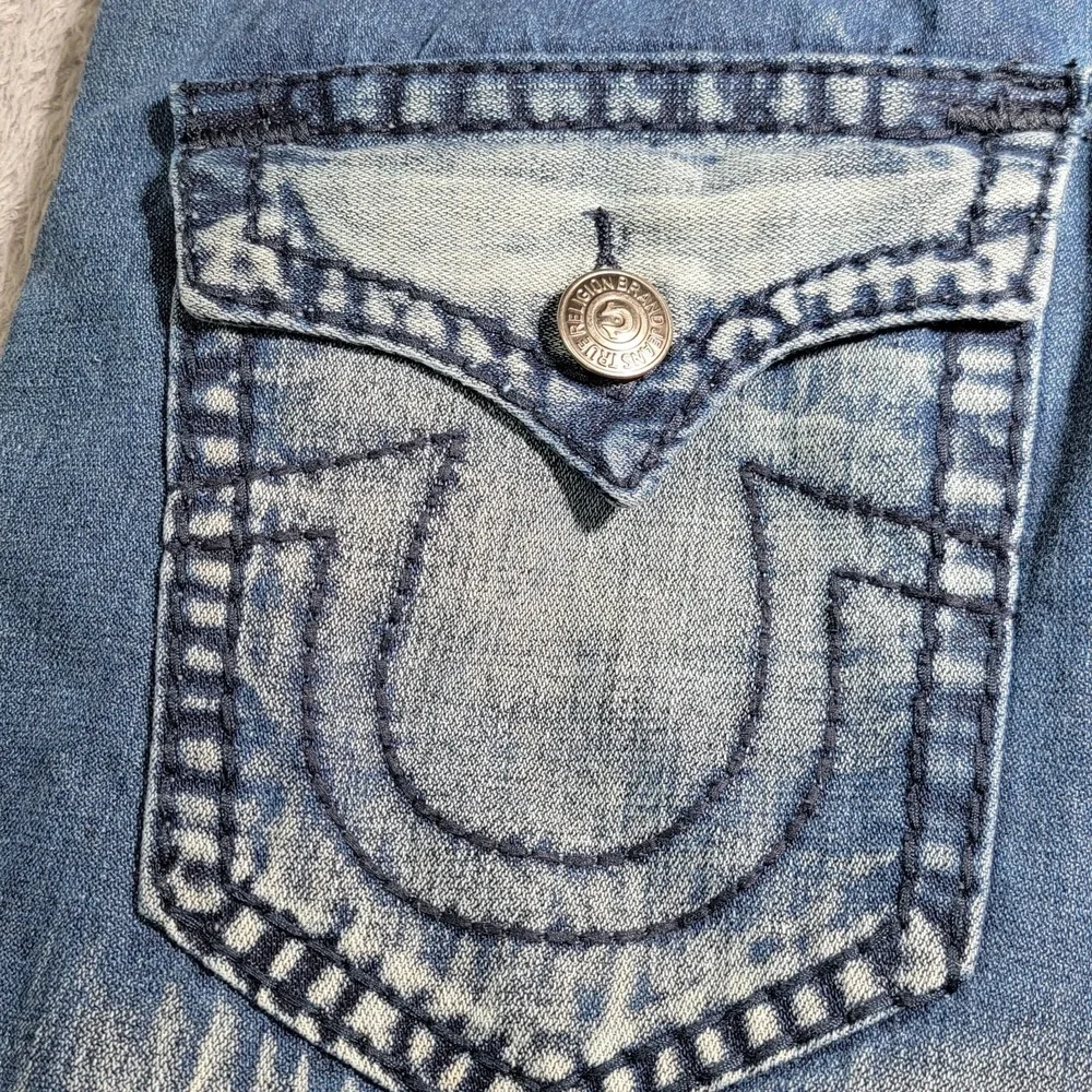 Vintage True Religion Jeans Size 36. CA#30427. Rare Pattern